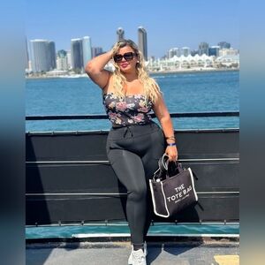 DYCE ACTIVE Focus Capri compression sports pants for women XL color Black